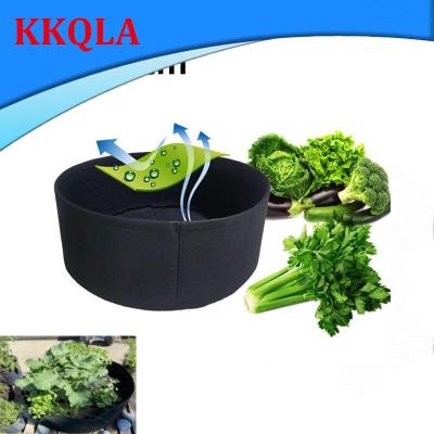 QKKQLA 60*20cm Nursery Pot Growing Fabric Garden Raised Bed Round Planting Container Grow Bags Black Planter Pot For Plants