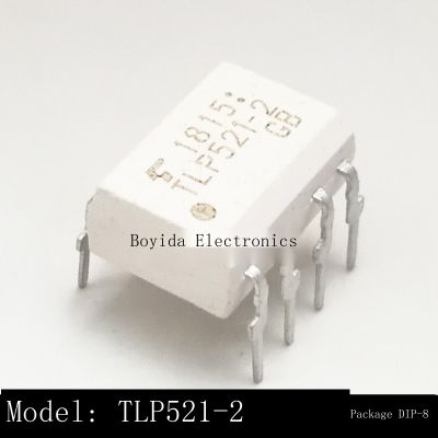 10ชิ้นปลั๊กตรง TLP521-2 TLP521-2GB TLP521-2GR DIP8 Optocoupler การประกันคุณภาพ