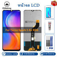 AAA +++ LCD สำหรับ Tecno Spark 5 Air KD6 LCD Touch Panel Digitizer Assembly Replacement ไม่มี Dead Pixel 100% ทดสอบดีพร้อมเครื่องมือฟรี + กระจกนิรภัย + กาว