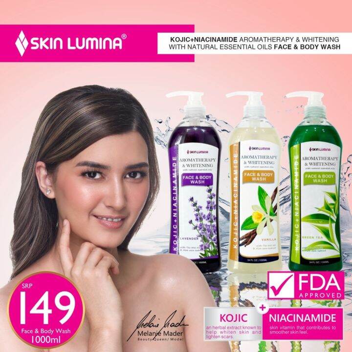 COD [FDA APPROVED] KOJIC NIACINAMIDE Aromatherapy Face Body Wash 1
