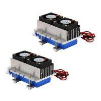 2X 144W Thermoelectric Peltier Refrigeration Cooler 12V Semiconductor Air Conditioner Cooling System DIY Kit