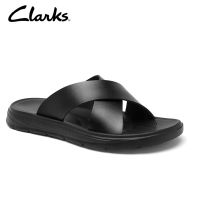 Clarks_Mens Sport Tri Cove Sea Black รองเท้าแตะ Nubuck bg