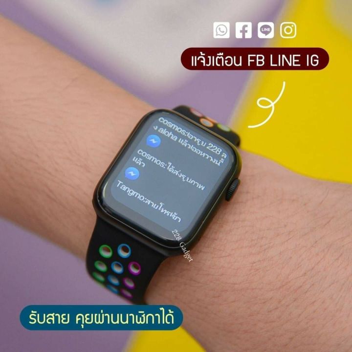 รองรับภาษาไทย-ใหม่ล่าสุด-2021-สมาร์ทวอท์ช-smart-watch-hw12-pro-max-2021-โทรเข้า-โทรออกได้-แจ้งเตือน-ไลน์-เฟซบุ๊ก-ig-เม็ดมะยมหมุนได้-ฟังเพลงผ่านนาฬิกา-รีโมทควบคุมถ่ายรูป-นาฬิกาจับเวลา-เมนูภาษาไทย-ตั้งร