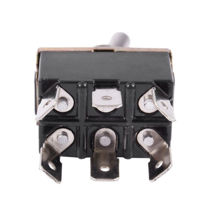 ac-250v-10a-125v-15a-dpdt-3-position-on-off-on-6-pins-toggle-switch-black-silver