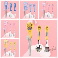 【hot sale】 ◎ C01 Baby Training Equipment Set Kids Learning Practice Chopsticks Fork Spoon Household Tableware