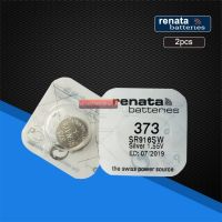 【Hot demand】 นาฬิกาออกไซด์เงินของ Renata 2แพ็ค373 SR916SW 916 1.55V 100% Renata 373 Renata 916