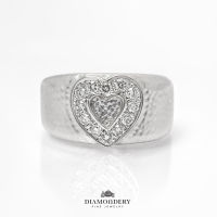 แหวนเพชร Love Heart Diamond Ring