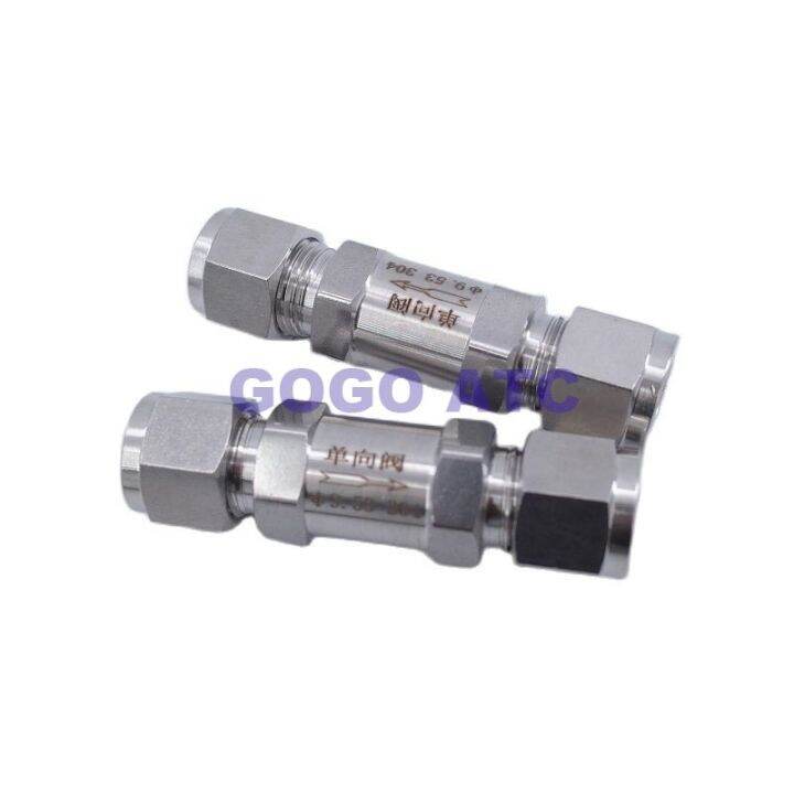 free-ship-check-valve-3-6-8-10-12-mm-1-8-1-4-3-8-1-2-hard-tube-ss304-stainless-steel-high-pressure-acid-proof-one-way-valve