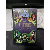 OBC อุปกรณ์แคมป์ปิ้ง ไพ่ทาโรต์ ไพ่ทาโร่ ยิปซี ไพ่ออราเคิล ชุด Disney Villains Tarot Deck And Guidebook villain villian ของแท้ ราคาถูก camping แคมป์ปิ้ง