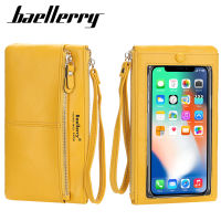 Baellerry Portable Wrist Strap Touch Screen Long Ladies Phone Bag Korean Style Zipper Handbag Wallet Ladies