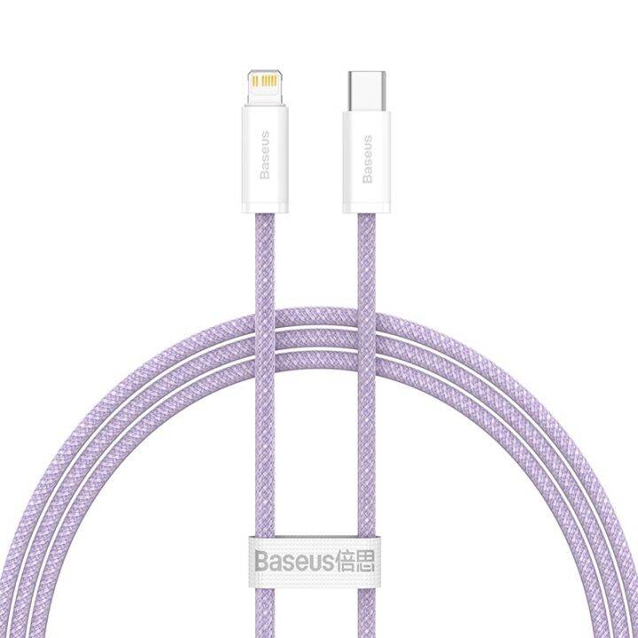 baseus-20-w-pd-สายเคเบิล-usb-c-สําหรับ-iphone13-promax-สายชาร์จ-usb-c-สําหรับ-iphone-12-mini-promax-data-usb-type-c-cable