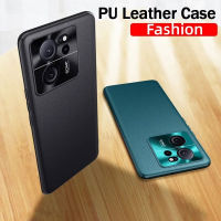 เคสโทรศัพท์หนังกล้องโลหะพื้นผิวหรูหราสำหรับ Xiaomi 13T Pro Xiaomi13T 13TPro 2023ป้องกันแบบนิ่มฝาครอบกันกระแทกด้านหลัง