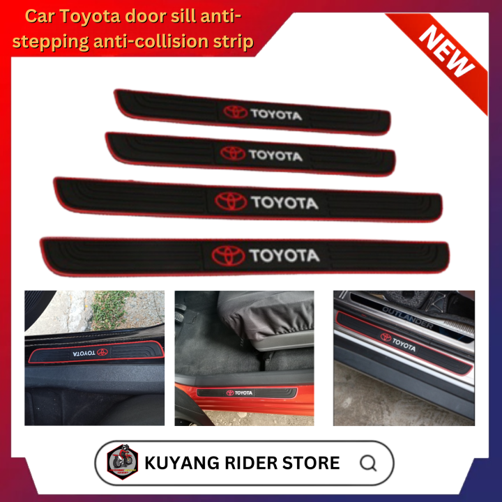 KRS Car Toyota door sill antistepping anticollision strip F41 COD Lazada PH