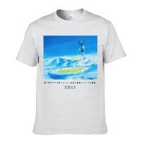 Anime Tenkinoko spends with you weathered Amano Rina short-sleeved T-shirt