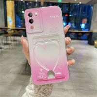 KOSLAM เคสมือจับสำหรับโทรศัพท์มือถือรูปหัวใจมีความสุขสำหรับ VIVO V29 5G V29e V29 Pro 5G V27e V27 5G V27 Pro 5G V25e V25 5G V25 Pro 5G V23e V23 5G V21e V21 5G คลังสินค้าพร้อมปลอกโทรศัพท์มือถือ TPU นิ่มดีไซน์ใหม่2023 V20 V21