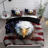 【hot】⊙✉ Printed Set Flag Duvet Cover Sets Comforter Bed King Size Dropshipping