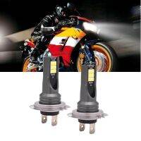 2PC H7 6000K ชุดเปลี่ยนไฟหน้า W-อะแดปเตอร์สำหรับ Honda CBR600RR 2003-2016อุปกรณ์เสริม