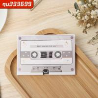 QU333699 ข้อความเสียง วันเกิดดนตรีที่บันทึกได้ การ์ดเสียง DIY เพลงหรือเอฟเฟกต์เสียง การ์ดอวยพรที่บันทึกได้ เทปคาสเซ็ท คำอวยพรทำเอง ส่วนบุคคล