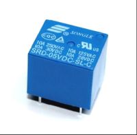 5ชิ้น5vdc Srd-05vdc-Sl-C 10a รีเลย์ไฟฟ้าชนิด Pcb T73-5v 5ฟุต Srd-05vdc-Sl-C และ