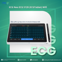 เครื่องตรวจคลื่นไฟฟ้าหัวใจ ECG ยี่ห้อ LEPU รุ่น Neo ECG S120 (ECGTAblet) Wifi พร้อมโต๊ะวางเครื่อง