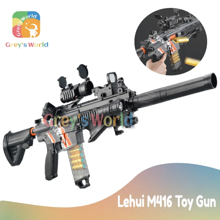 [Grey's World] M416 shell ejection soft bullet guntoy, Blaster Nerf ...