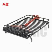 Metal Small Roof Luggage Rack LED Light For 110 RC Crawler Trx4 Bronco Axial Scx10 RC4WD D90 CC01 TF2 JIMNY VS4-10