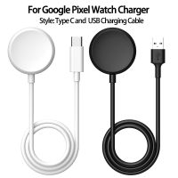 ZZOOI Type C Smartwatch Dock Charger Adapter Magnetic USB Charging Cable Base Cord Wire for Google Pixel Watch Smart Watch Accessories