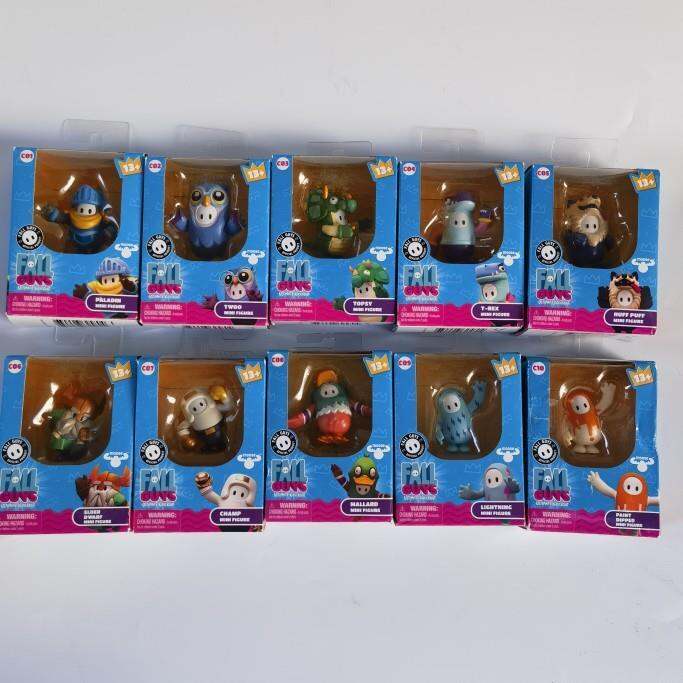 Spot genuine FALL GUYS jelly bean ultimate knockout game plush doll hand office boy Lazada.co.th