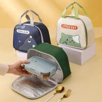 Cute Cartoon Lunch Bag Leakproof Thermal Breakfast Organizer Pouch Waterproof Food Storage Bags Portable Cooler Tote For Girls