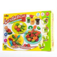 ProudNada Toys แป้งโดว์ ชุดปิกนิกกลาง Lets Go Picnic Color Clay Series NO:5812-B