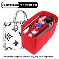 EverToner Felt Cloth Insert Bag Organizer For LV ONTHEGO Tote Speedy Bag กระเป๋าถือกระเป๋าเครื่องสำอาง Makeup Organizer