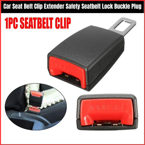 Remove seat belt beep with a belt clip extension 