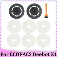 9PCS for ECOVACS X1 Robot Vacuum Cleaner Rag Holder Replacement Parts Accessories Rag Bracket Mop Cloth