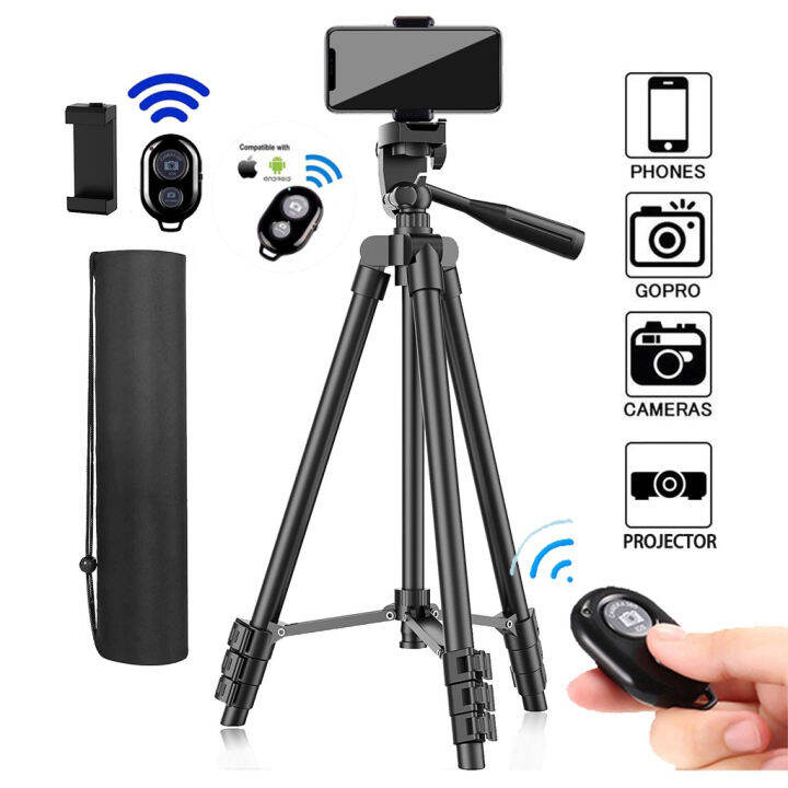 Tripod bluetooth remote control camera tripod portable mobile phone