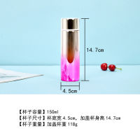 Portable Mini Thermos Cup Pocket Straight Stainless Steel Water Bottle Outdoor Camping Tea Coffee Vacuum Flask Mini Thermal Cup