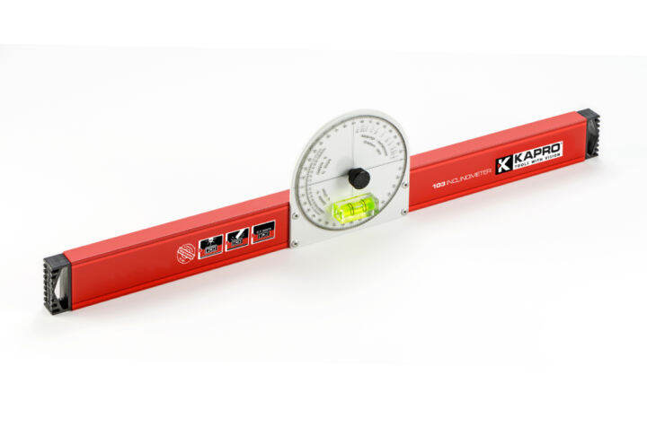 kapro-103-inclinometer-gradient-level-ระดับน้ำปรับองศา-24-1-ลูกน้ำ-solid-acrylic-แม่เหล็ก