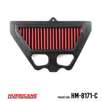 ไส้กรองอากาศมอเตอร์ไซค์ HURRICANE HM-8171,HM-8171-C Kawasaki Z900