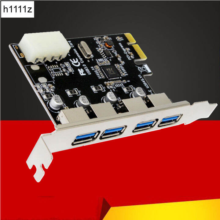 1 Set Professional 4 Port PCIE To USB 3.0 HUB PCI Express Expansion