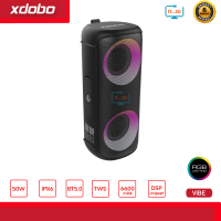 Xdobo VIBE Poetable Bluetooth Speaker 50W LED Light