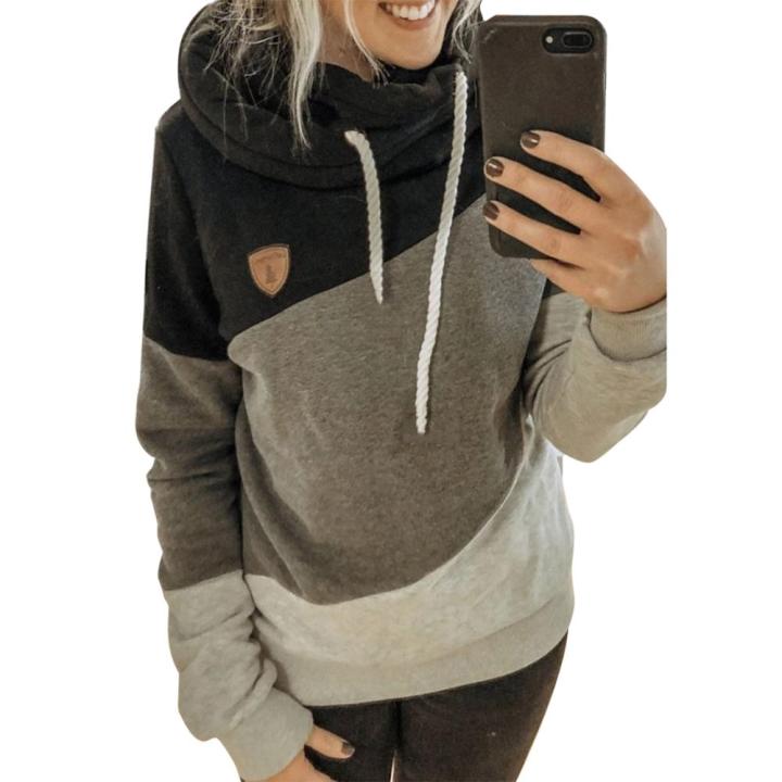autumn-winter-women-cowl-neck-color-block-patchwork-fall-hoodie-sweatshirt-long-sleeve-pullover-casual-warm-hooded-tops-5xl
