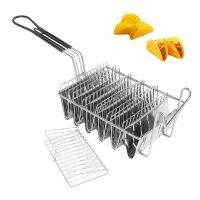 Hot Sell 4/6 Grid Home Stainless steel Taco French Fried basket