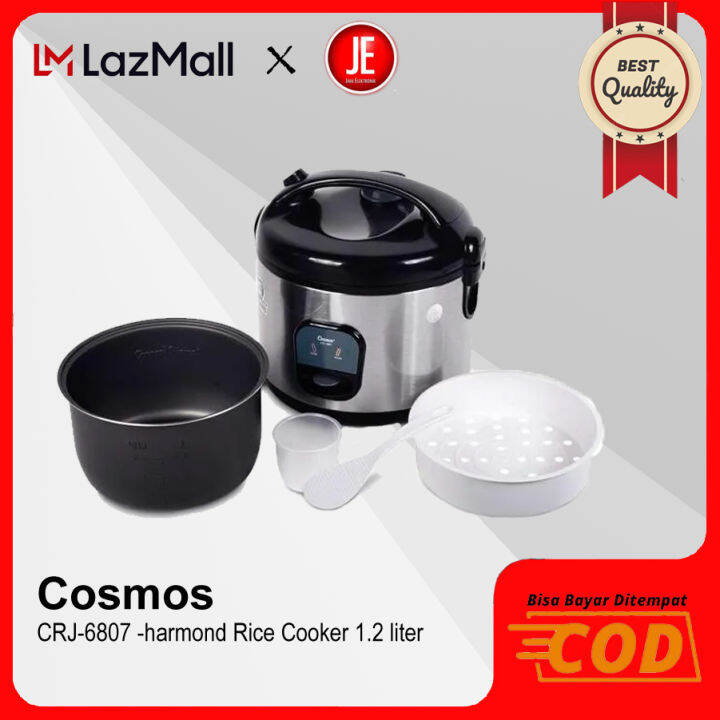 Cosmos CRJ6807 harmond Rice Cooker 1.2 liter Lazada Indonesia