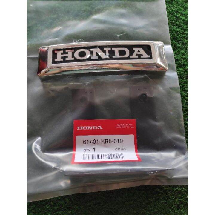 HONDA EMBLEM FOR TMX155 BLACK AND CHROME With Bracket (pwede Set ...