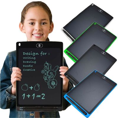 MaxLaurelcOh 12/8.5/4.4นิ้วแท็บเล็ตวาดรูป LCD สำหรับของเล่นเด็กอุปกรณ์อิเล็กทรอนิกส์สัตว์พร้อมที่ระบายสีกระดานเขียนแท็บเลตฝึกเขียนการศึกษาของเด็ก