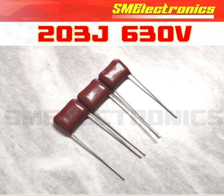 capacitors-คาปาซิเตอร์-ไมล่า-ซีแดม-203j-630v-1-ตัว-13-บาท