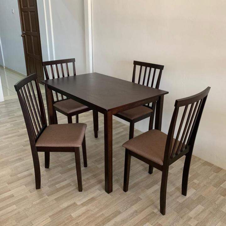 FREE SHIPPING [1+4] GF P1 DINING ROOM SET Lazada