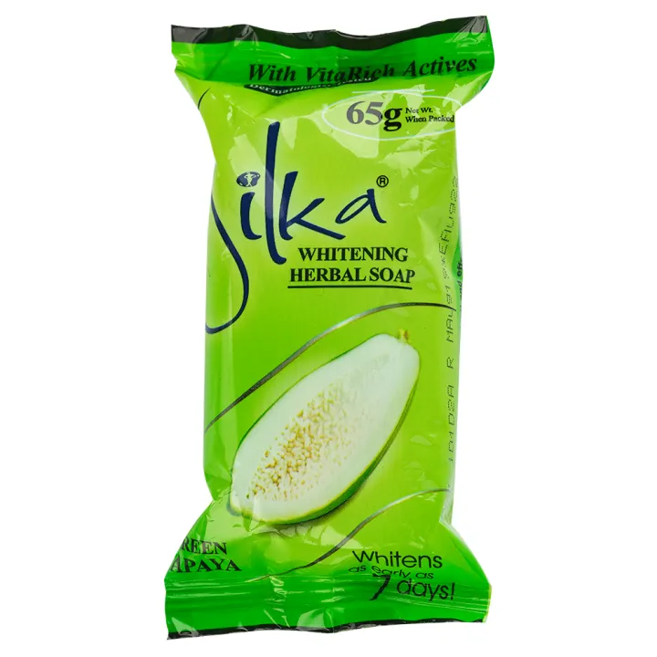 SILKA Green Papaya Bar Soap 65g | Lazada PH