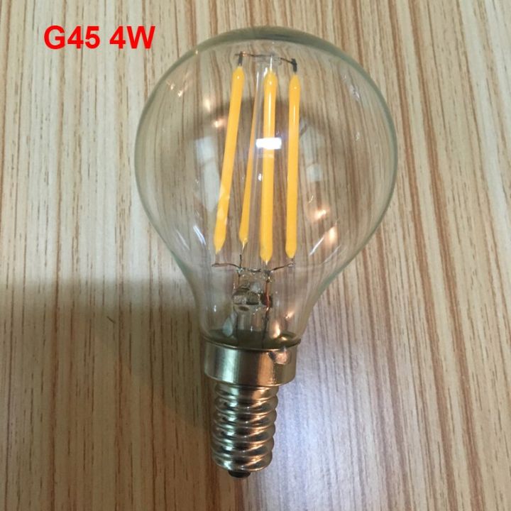 ไส้เทียน-led-แก้ว-ac220v-สไตล์คลาสสิกย้อนยุคหลอดไฟหลอดไฟอบอุ่น-e14หลอดไฟทังสเตนเปลี่ยนหลอดไส้2-4-6w-ฐาน-e27