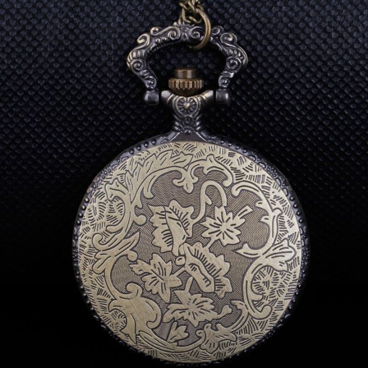 นาฬิกาควอทซ์แกะสลักรูปชาวประมงมีจี้นาฬิกาที่ใช้ได้จริงนาฬิกาพร้อมโซ่ของขวัญของคนรักตกปลา