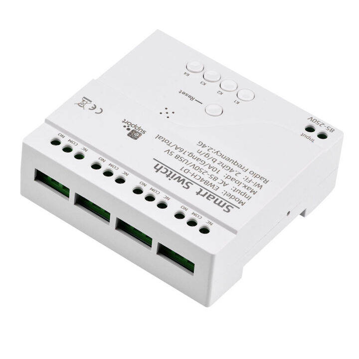 dc85-250v-usb-5v-ใหม่ล่าสุด-ewelink-ewb4ch-d1-wifi-switch-smart-receiver-on-off-รีโมทคอนลสวิทช์สัมผัสแห้ง